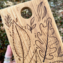 Load image into Gallery viewer, Autumn Leaves Cutting/Serving Board