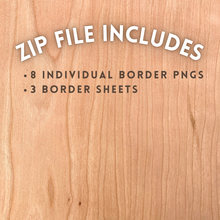 Load image into Gallery viewer, Cutting Board Border Templates