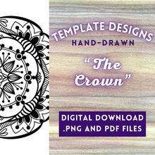 Load image into Gallery viewer, "The Crown" Radial Design Template