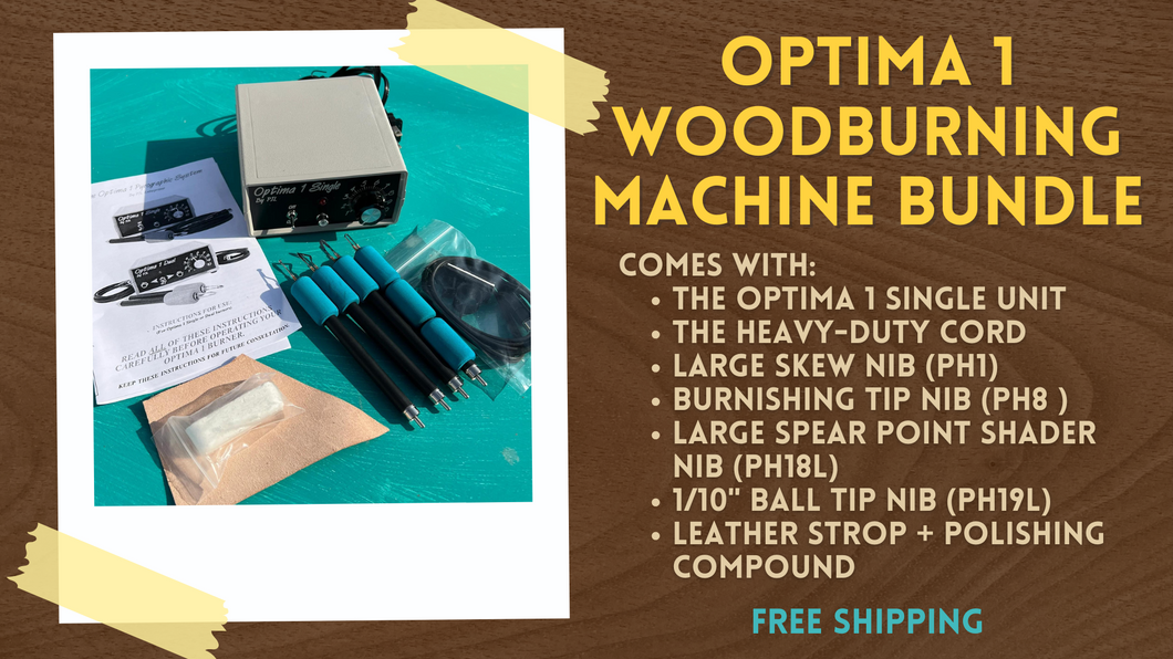 Optima 1 Pyrography Unit // Woodburning Kit