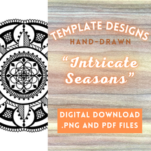 Load image into Gallery viewer, "Intricate Seasons" Radial Design Template