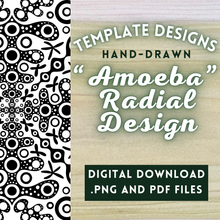 Load image into Gallery viewer, "Amoeba" Radial Design Template