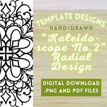 Load image into Gallery viewer, "Kaleidoscope No.2" Radial Design/Mandala Template