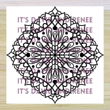 Load image into Gallery viewer, "Kaleidoscope No. 1" Radial Design/Mandala Template