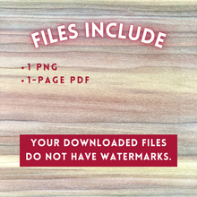 Load image into Gallery viewer, Folky Forest Flowers Template