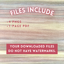 Load image into Gallery viewer, Set of 3 Ice Cream Cone Templates