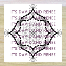 Load image into Gallery viewer, "Framed Zinnia" Radial Design/Mandala Template