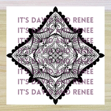 Load image into Gallery viewer, Intricate Floral Radial Design/Mandala Template