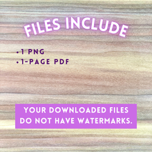 Load image into Gallery viewer, Folky Flower Template