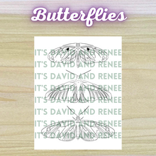Load image into Gallery viewer, Hand-Drawn Butterflies and Moths Templates