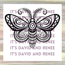 Load image into Gallery viewer, Fun Folky Moth 2 Template