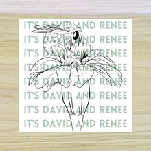 Load image into Gallery viewer, Hand-Drawn Marigold Bee Template