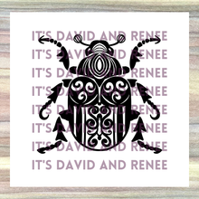 Load image into Gallery viewer, Folky Swirl Beetle Template