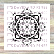 Load image into Gallery viewer, "Loops & Lace" Radial Design Template