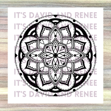 Load image into Gallery viewer, "Stitched" Radial Design Template