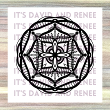 Load image into Gallery viewer, Funky Mandala #6 Radial Design Template