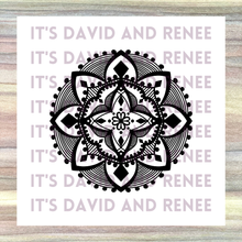 Load image into Gallery viewer, "Beaded Rings" Radial Design Template