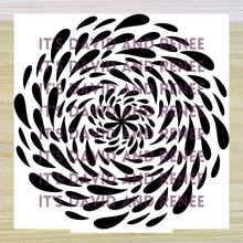 Load image into Gallery viewer, "Water Swirl" Radial Design Template