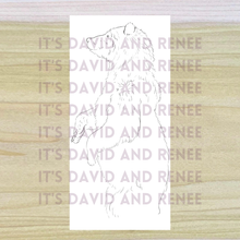 Load image into Gallery viewer, Hand-Drawn Black Bear Template