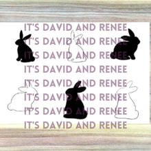 Load image into Gallery viewer, Bunny Silhouette Templates