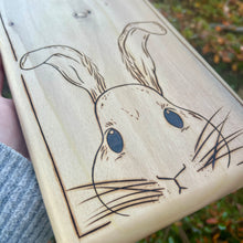Load image into Gallery viewer, Cute Bunny Cutting/Serving Board