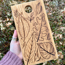 Load image into Gallery viewer, Autumn Leaves Cutting/Serving Board