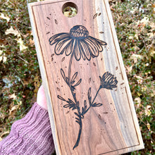 Load image into Gallery viewer, Garden Flower Cutting/Serving Board