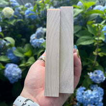 Load image into Gallery viewer, 5" Greenish Poplar Triangle Shelf Sitters