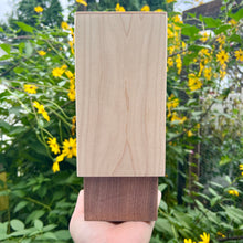 Load image into Gallery viewer, Tall Hard Maple and Walnut Boxes