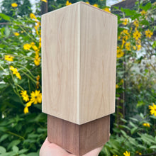 Load image into Gallery viewer, Tall Hard Maple and Walnut Boxes