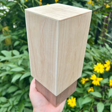 Load image into Gallery viewer, Tall Hard Maple and Walnut Boxes