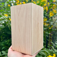 Load image into Gallery viewer, Tall Hard Maple and Walnut Boxes