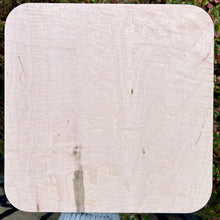 Load image into Gallery viewer, 12" Rippled Maple Square Panels