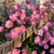 Load image into Gallery viewer, "Go forth and conquer" Inspirational Mountain Woodburned Art