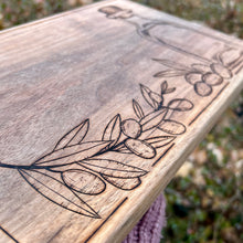 Load image into Gallery viewer, Olive Oil Cutting/Serving Board