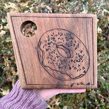 Load image into Gallery viewer, Funky Donut Cutting/Serving Board