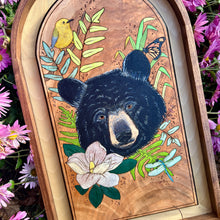 Load image into Gallery viewer, "Alligator River" Pyrography Art