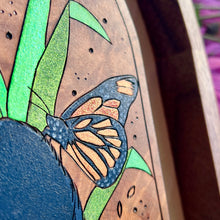 Load image into Gallery viewer, "Alligator River" Pyrography Art