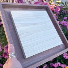Load image into Gallery viewer, Clear Poplar and Walnut Complete Framed Canvases