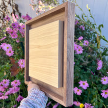 Load image into Gallery viewer, Clear Poplar and Walnut Complete Framed Canvases