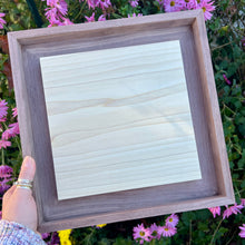 Load image into Gallery viewer, Clear Poplar and Walnut Complete Framed Canvases