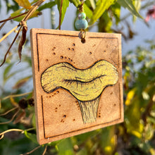 Load image into Gallery viewer, Forest Mushroom Pyrography Mini Art/Ornament