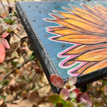 Load image into Gallery viewer, "Almost Ink" Sunflower Pyrography Art