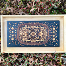 Load image into Gallery viewer, "Haeckel" Pyrography Art