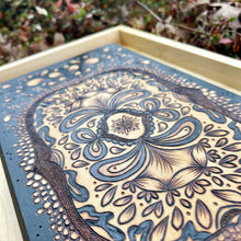 Load image into Gallery viewer, "Haeckel" Pyrography Art