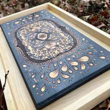 Load image into Gallery viewer, "Haeckel" Pyrography Art