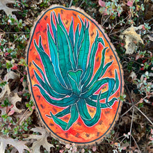 Load image into Gallery viewer, "Agave" Pyrography Art