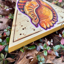 Load image into Gallery viewer, Orange Conch Shell Shelf-Sitter Pyrography Art