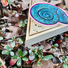 Load image into Gallery viewer, Curly Shell Shelf-Sitter Pyrography Art