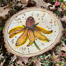 Load image into Gallery viewer, Loose Watercolors I Pyrography Art